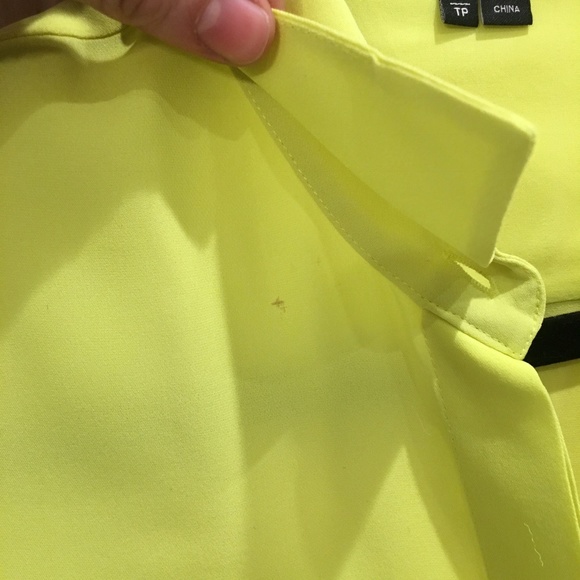 Theory 100% Silk Neon Blouse - Picture 5 of 6